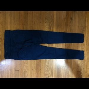 Dark wash high waisted skinny jeans